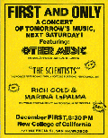 Concert Flyer (New College)